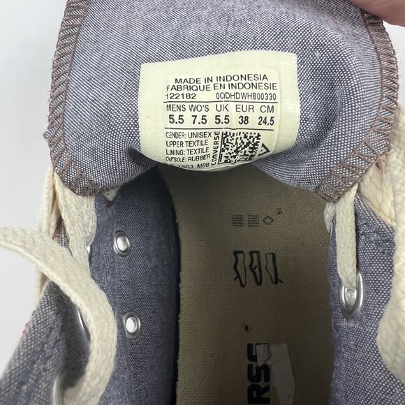 Converse Chuck Taylor All Star American Flag Hi Top Sneakers Men 5.5 / Women 7.5 - Picture 4 of 8